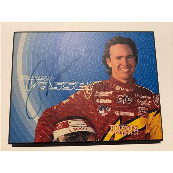 Jimmy Vasser Signed Photo with COA Framed