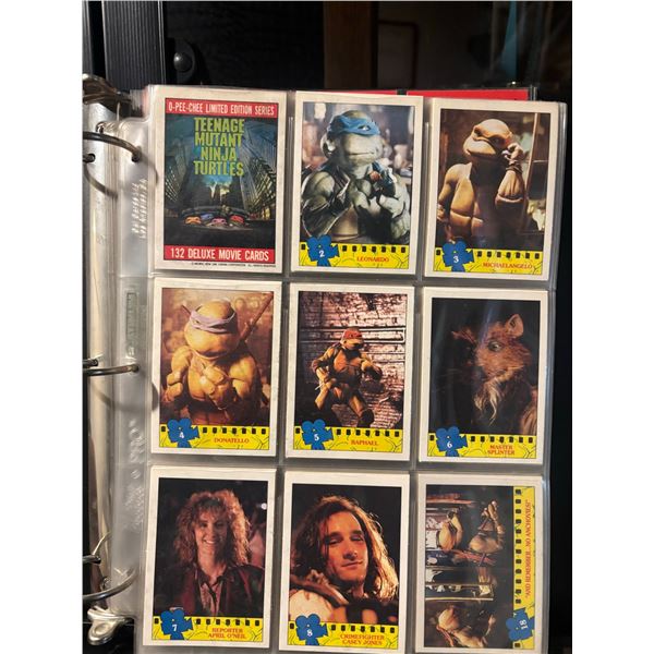 1990 O-Pee-Chee TMNT Movie Trading Card Set