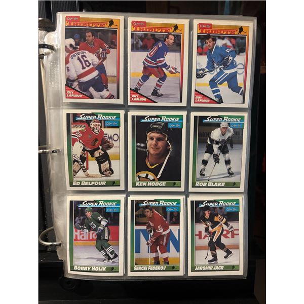 1990-91 O-Pee-Chee NHL 528-Card Set + Red Army