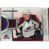 Image 1 : 2007-08 Fleer Joe Sakic Game-Used Jersey Card