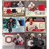 Image 1 : 6 Upper Deck NHL Jersey Cards