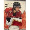 Image 2 : 2007-08 ITG Luc Bourdon Game-Used Emblem Card