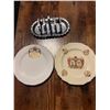 Image 1 : Royal Commemorative Plates & Silver Toast Rack Set