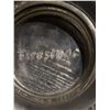 Image 3 : Firestone Tire Ashtray Glass Insert Rubber Tire