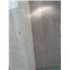 Image 3 : Round Glass Top Side Table with Travertine Stone Base, 18" Diameter and 20.5" Height