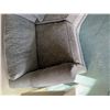 Image 2 : Three-Seat Curved Sectional Sofa With Pillows, Upholstered, 35" Deep, 26" High, 102" Wide