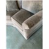 Image 5 : Three-Seat Curved Sectional Sofa With Pillows, Upholstered, 35" Deep, 26" High, 102" Wide