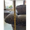 Image 8 : Three-Seat Curved Sectional Sofa With Pillows, Upholstered, 35" Deep, 26" High, 102" Wide