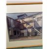 Image 4 : Framed Watercolour Architectural Paintings, Both Signed, Approx. 21x24 Inches Each