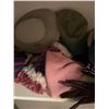 Image 17 : Footwear and Winter Accessories Lot: Boots, Sneakers, Scarves, Gloves, Hats