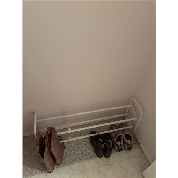 Footwear and Winter Accessories Lot: Boots, Sneakers, Scarves, Gloves, Hats