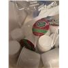 Image 5 : Green Mountain Coffee K-Cups, Simac Pasta Machine, Pan, Linens, and Bags