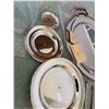 Image 4 : Heritage House by Kromex Chrome Servingware Set with Handles and Tidbit Tray Parts