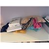 Image 11 : Closet Lot with Shoes, Belts, Purses, Slippers, Bags, Scale, and Accessories