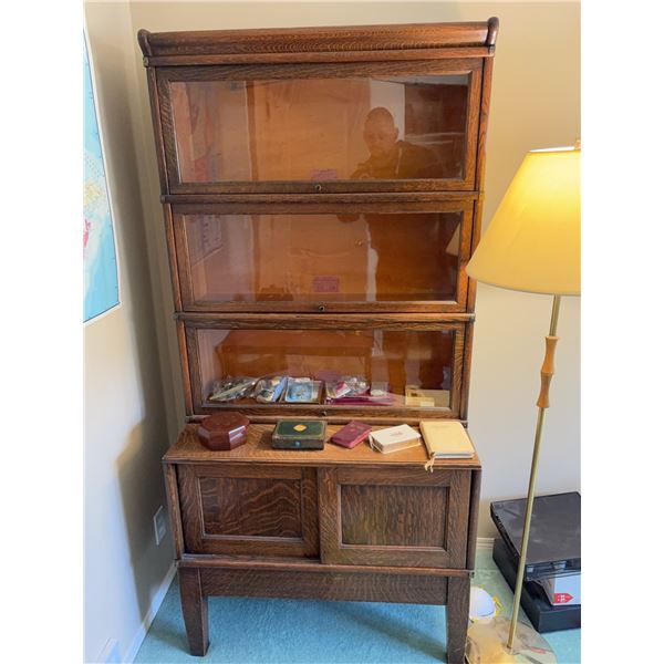 Globe-Wernicke Oak Barrister Bookcase, Size C11 Grade 296, Stratford, Ontario