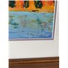 Image 2 : E. Joan North Framed Watercolour Landscape Painting Mountain and Lake Scene 12x9 in
