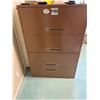Image 6 : Brown Metal 4-Drawer Lateral Filing Cabinet 53"H x 36"W x 18"D