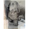 Image 4 : Eunice Hutchison Signed Dog Drawing, Framed, Dated April 22, 1940