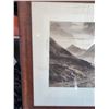 Image 9 : The Peaks of Arran Framed Print, After J. MacWhirter, Profile of Sheep and Shepherd