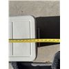 Image 3 : Coleman Cooler With Lid, Folding Blue Beach Chair, Green Striped Lawn Chair