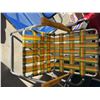 Image 8 : Coleman Cooler With Lid, Folding Blue Beach Chair, Green Striped Lawn Chair