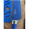 Image 2 : Diamond Sharp Knife Set with Sheaths and 2 Glazed Stoneware Bowls