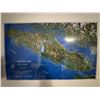 Image 1 : Vancouver Island From Space Map Poster, Approx. 36x24 Inches