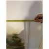 Image 8 : Signed Floegen Landscape Oil Painting of Cottage by Pond, Framed, 69x49 cm