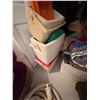 Image 10 : Closet Lot With Assorted Outerwear, Sweaters, Coolers, Vacuum, Blankets