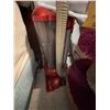 Image 13 : Closet Lot With Assorted Outerwear, Sweaters, Coolers, Vacuum, Blankets