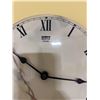 Image 3 : Umbra Quartz Wall Clock with Marble Design, Roman Numerals, 30cm Diameter
