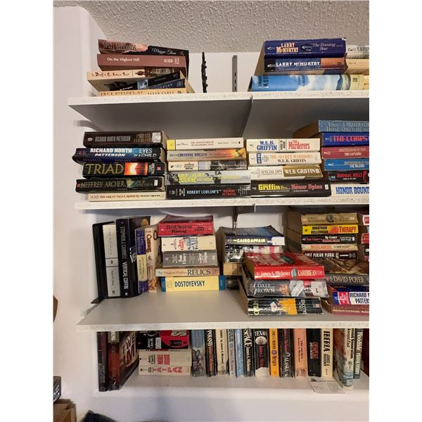 Large Mixed Lot of Fiction and Non-Fiction Hardcover and Paperback Books
