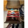 Image 6 : Wooden Two-Drawer File Cabinet with Oak Grain Finish 27x16x19 Inches