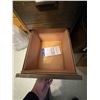 Image 7 : Wooden Two-Drawer File Cabinet with Oak Grain Finish 27x16x19 Inches