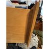 Image 2 : Three-Drawer Wood Dresser with Brass Handles, Measures 30 x 27 x 16 Inches