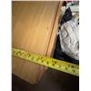 Image 7 : Three-Drawer Wood Dresser with Brass Handles, Measures 30 x 27 x 16 Inches
