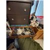 Image 1 : Socks, Small Storage Cabinet, Red-Lidded Plastic Tote