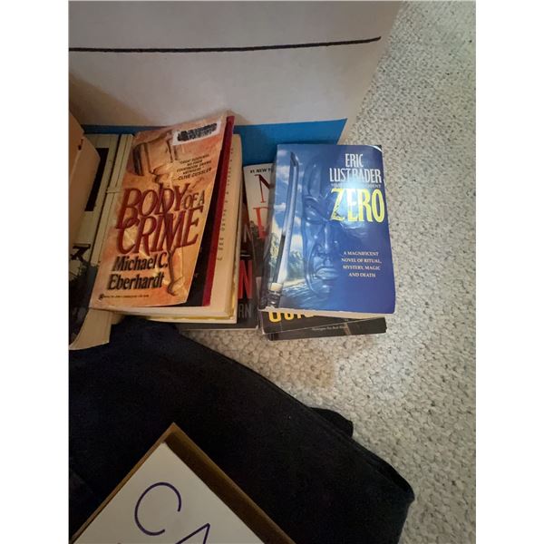 10 Assorted Thriller and Fiction Paperback Novels by Various Authors