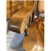 Image 6 : Wooden Rocking Chair With Turned Spindles, Gold Detailing, Cushion Backrest