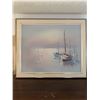 Image 1 : Seascape Painting Signed by Artist G. Stafrace, Framed, 48x42 cm