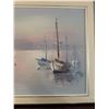 Image 3 : Seascape Painting Signed by Artist G. Stafrace, Framed, 48x42 cm