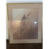 Image 2 : Butterfly and Grasses Framed Prints Signed by Artist