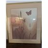 Image 3 : Butterfly and Grasses Framed Prints Signed by Artist