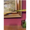 Image 4 : Signed Landscape Oil Painting of Mountain Cabin, Framed, 67 x 57 cm