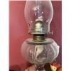 Image 3 : Aladdin Model 23 Clear Glass Oil Lamp with Chimney and Burner