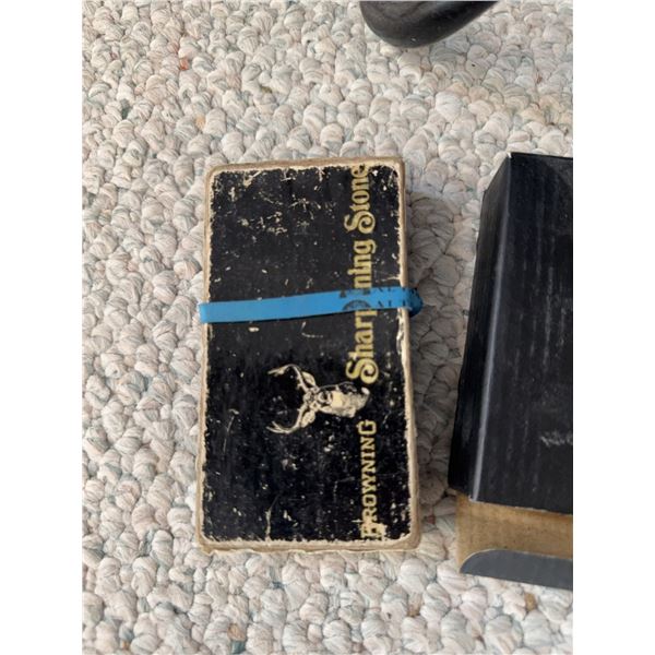 Browning Sharpening Stone Medium Arkansas Grit in Original Box
