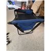 Image 1 : Springbar Folding Camp Stool with Mesh Seat and Storage Pocket