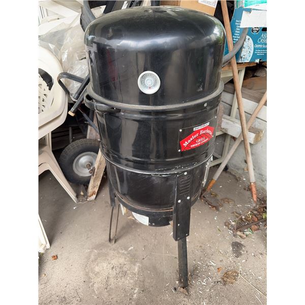 Masterbuilt Master Barbecue Grill Smoker Cooker Black Outdoor