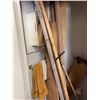 Image 1 : Cleaning Products, Wooden Boards, Blue Tote, Shelving and Sink Lot