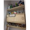 Image 3 : Cleaning Products, Wooden Boards, Blue Tote, Shelving and Sink Lot